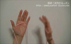 あやとり 四段はしご