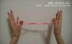 あやとり 四段はしご
