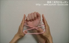 あやとり 手首ぬき